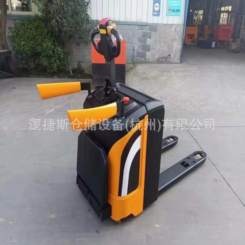 全电动站驾式搬运车叉车1.5吨2吨液压地牛拖车电瓶铲车装卸货