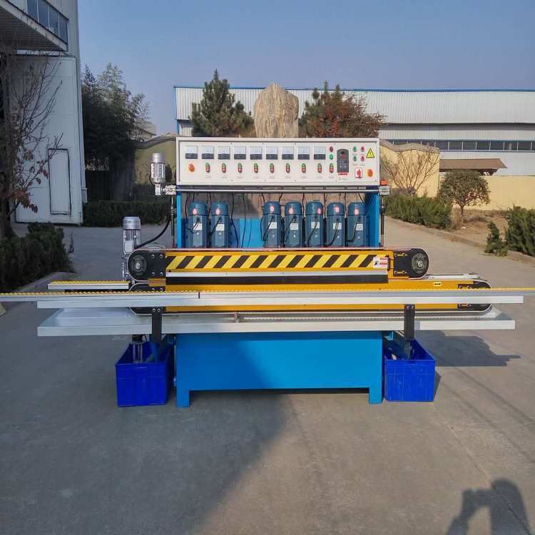 磨头玻璃直边机家具工艺小型玻璃磨边机鱼缸斜线