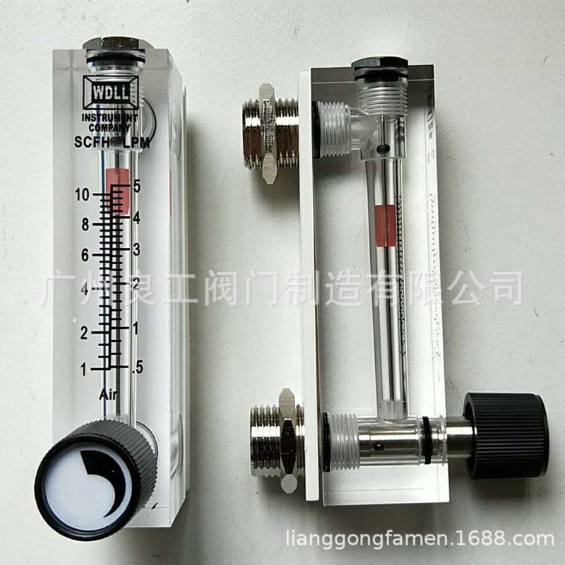 FLOWTECH气体浮子流量计 水处理用有机玻R璃不锈流量计钢转子