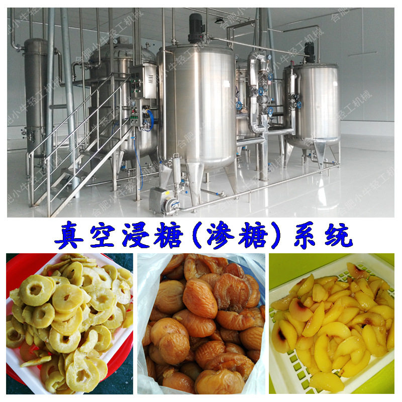 红薯干蜜饯真空渗糖生产线