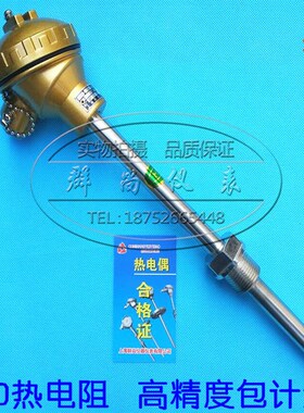 WZP-230/WZP-231/PT100铂热电阻/PT100温度传感器/固定螺纹热电偶