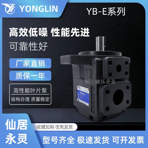 YLC仙居永灵叶片泵YB-E16/E25/E32/E40/E50/E63/E80/E100E125油泵
