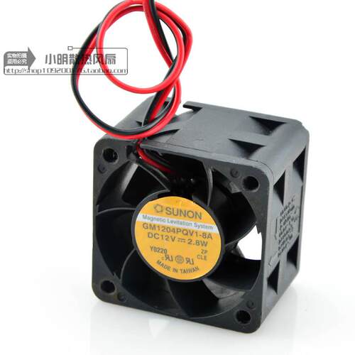 台湾建准SUNON 4cm 4028 1U2U服务器风扇 12V 2.8W GM1204PQV1-8A