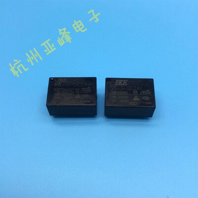 V6-S-DC24V汇港继电器HKE一组常开4脚16A250VAC线圈电压24VDC