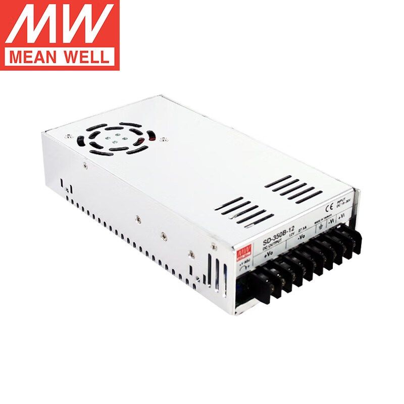 台湾明纬SD-350B-12 DC转DC变压器电源驱动开关电源 27.5A 12V