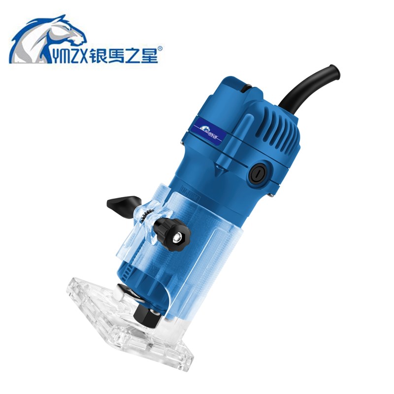 银马YM3708修边机木工开槽机多功能木工雕刻机电木铣装修工具