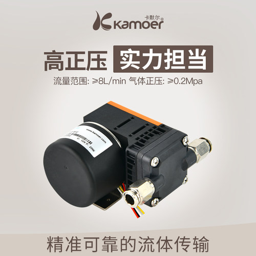 卡默尔隔膜气泵正压调速真空泵8L抽气泵直流无刷采样泵微型循环帮