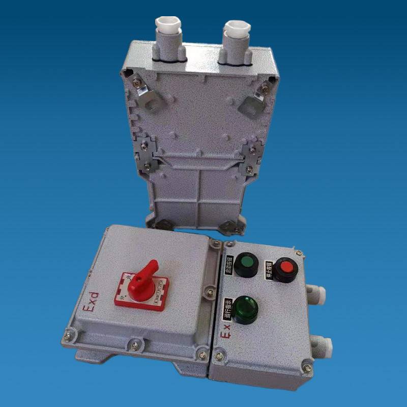 防爆磁力启动器220V380V电磁开关箱水泵风机电机按钮箱10A100A