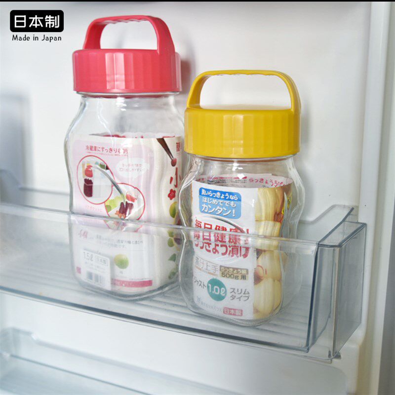 罐口进口玻璃瓶泡菜腌菜泡酒分装瓶食品级宽本密封日子
