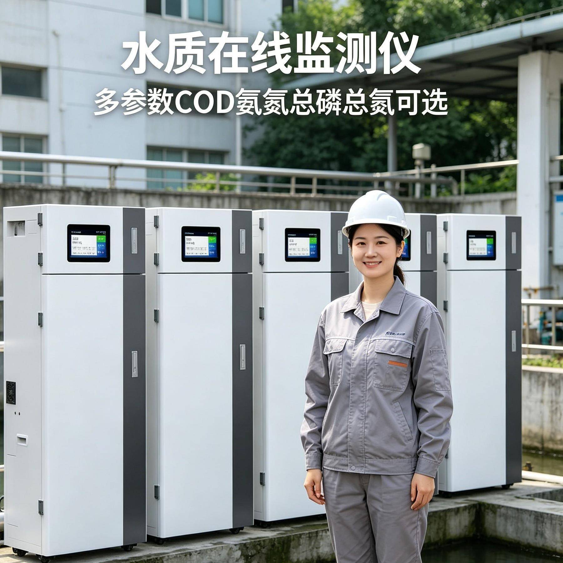 瑞明多参水质在线监数测仪电度导率浊氨氯养殖泳池总磷总氮分析仪
