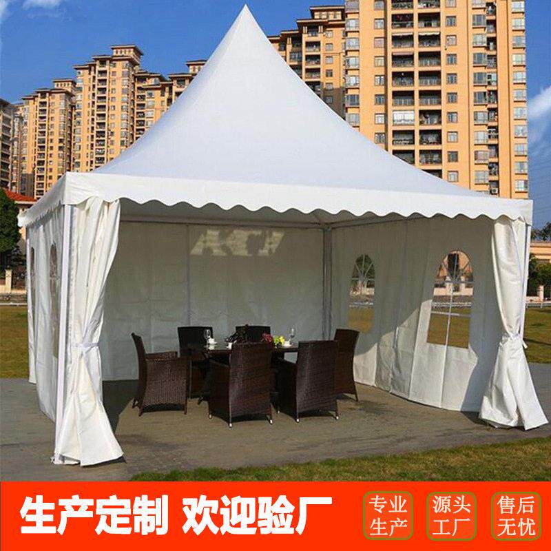 尖顶篷房供应户外优质四角帐篷欧式篷房婚庆篷房装配式建筑