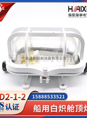 海星船用白炽舱顶灯CCD2-1-2/L铝合金LED防水甲板舱室照明灯CCS证