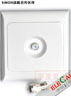 西蒙开关欧典61系列 电视插座 J60475