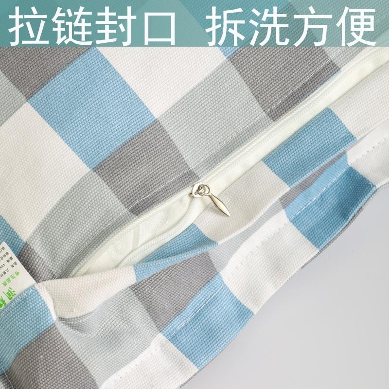 一对老粗布枕套40x60家用拍2小号夏季凉爽儿童加厚纯棉30x50全棉图片