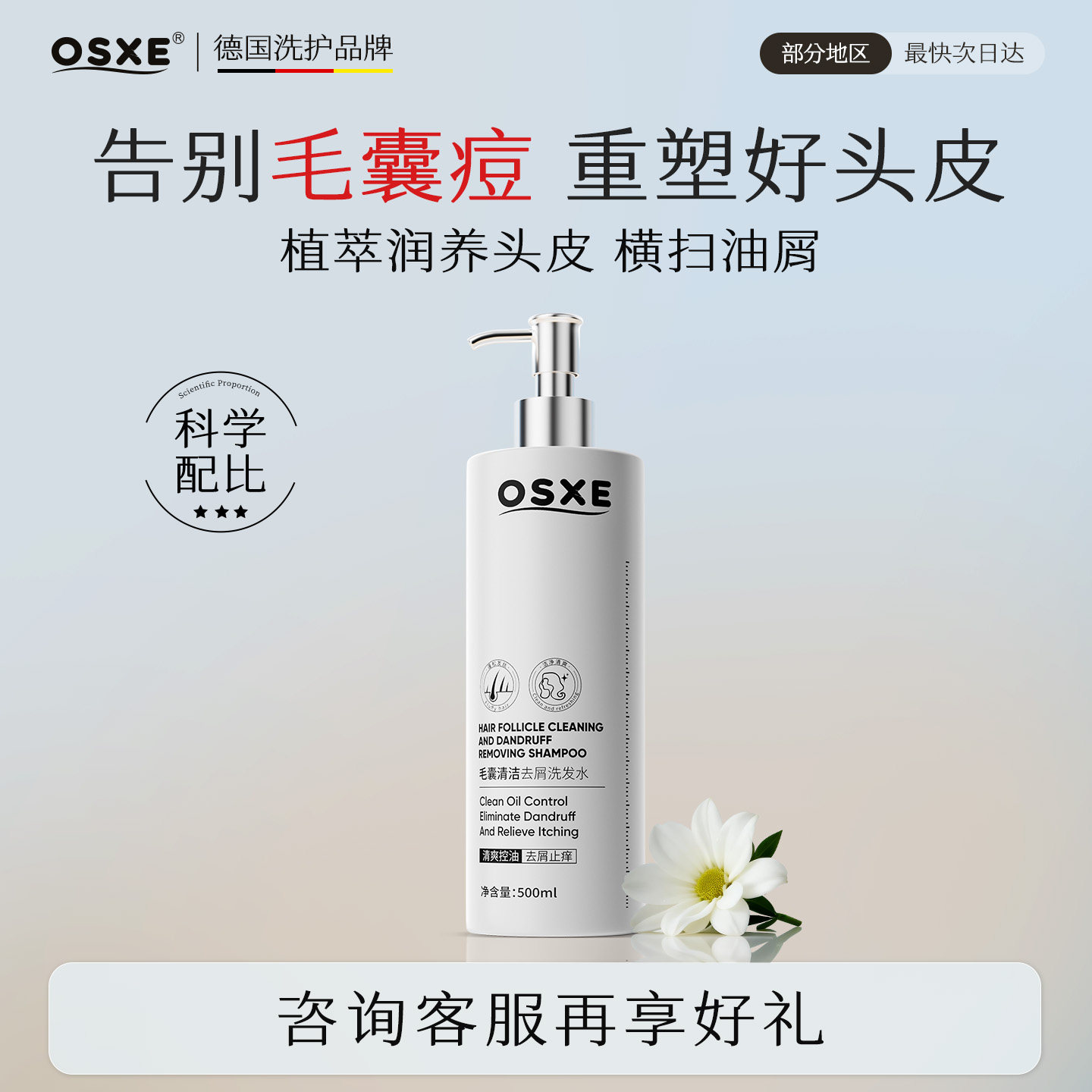 【商场同款】毛囊清洁去屑止痒