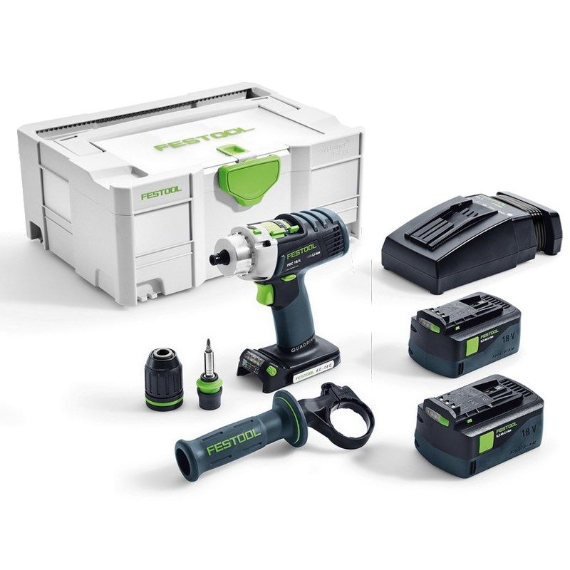 FESTOOL德国费斯托无碳刷充电钻锂电工业级PDC 18/4大功率冲击钻