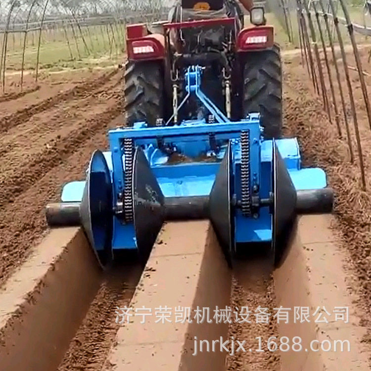 达州手扶车草莓开沟起垄机