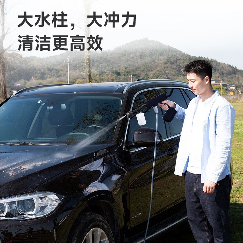 高压大冲力无线k洗车机家用自吸式洗车水枪便携刷车喷枪洗车神器