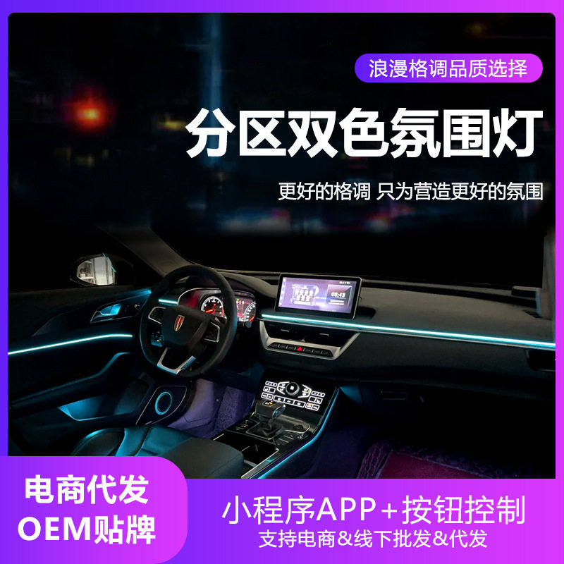 比亚迪海豚氛围灯荣耀版气氛LED灯条装饰USB无损安装专用内饰用品