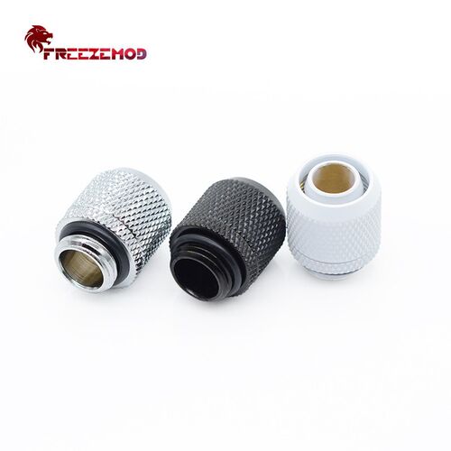 FREEZEMOD软管黄铜快拧电脑水冷快接2分厚HRGKN-B2H适用8*12软管