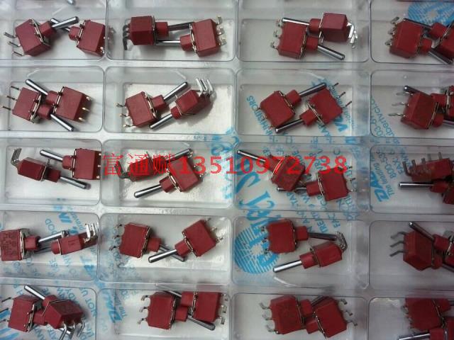 进口原装法国ITT CK拨动钮子开关 E101SD1AME防水防尘 3脚2档弯脚