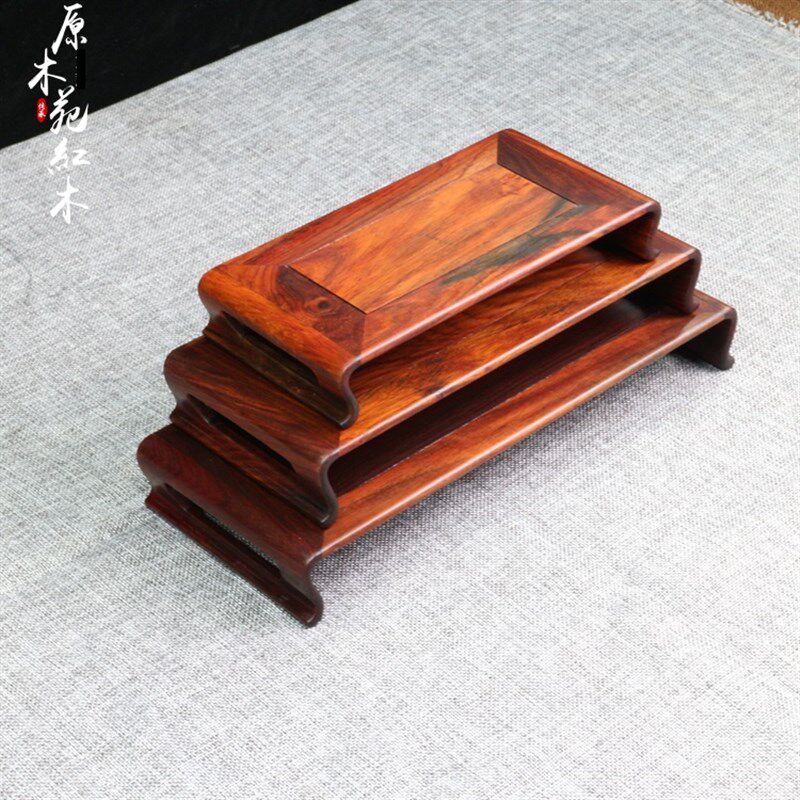 红酸工书卷红木实木枝艺品摆件玉石器微木盆景紫砂壶木雕底座型托