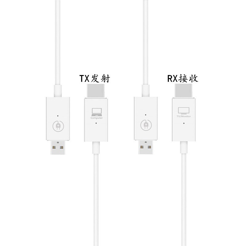CS5无线HDMI网络延长器新款无线同屏电脑点对R点即插即用投屏神器