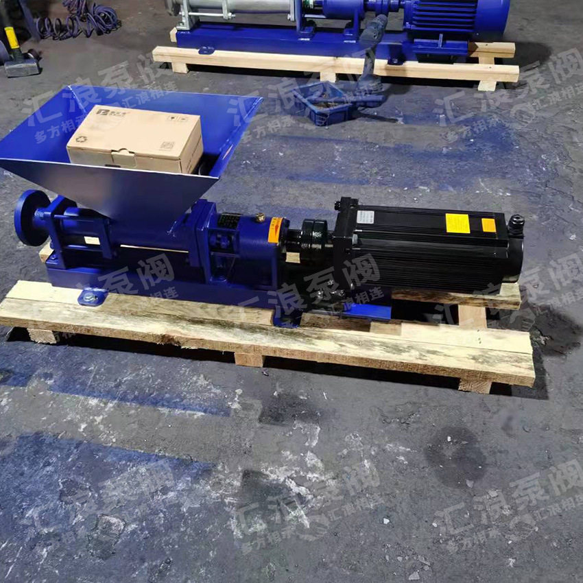 上海汇浪 G型单螺杆泵高扬程不锈钢污泥泵G20-1 G25-1污泥螺杆泵