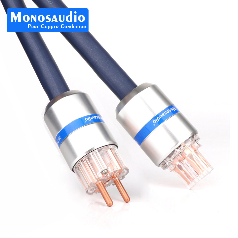 Monosaudio纯铜HIFI屏蔽电源线