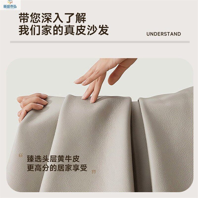 欧式真皮沙发简约三人位小户型双人沙发客厅家用办公皮艺沙发组合