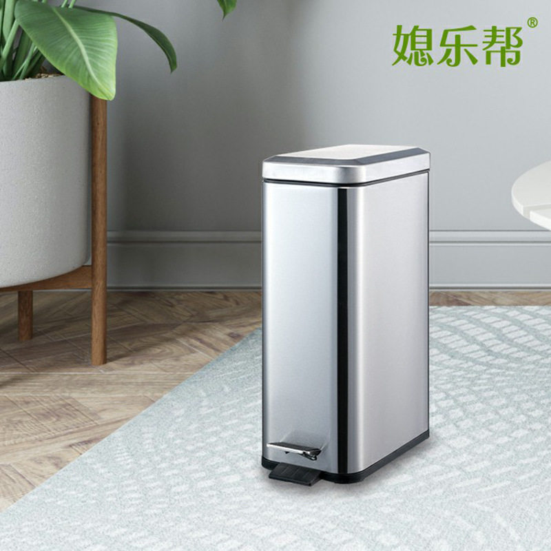 不锈钢脚踏分类家用垃圾桶