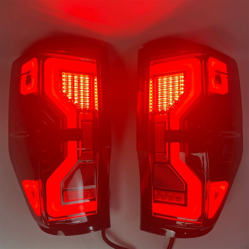 适用于福特 RANGER皮卡 T6 T7 T8 改装LED尾灯总成后杠刹车倒车灯