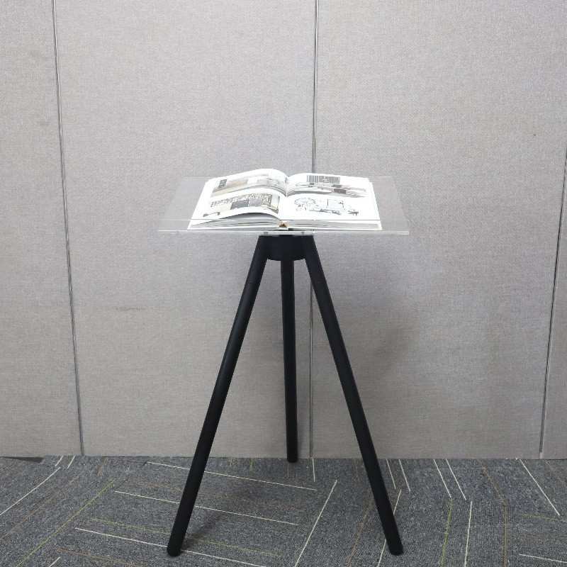 现代简约创意架杂志画册展示架落地三角书籍展示托架酒店软装饰品