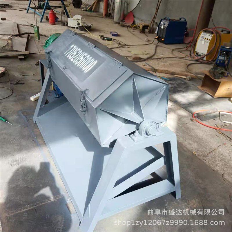 烟台六角钻孔式滚筒抛光机 雨花石E去棱角机 镀锌件清理翻新机