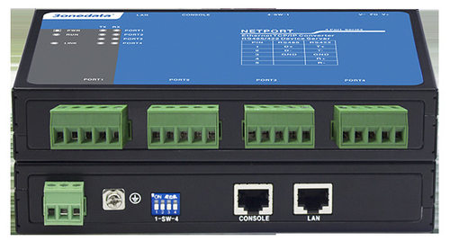 三旺 NP304T-4D(3IN1) 4路(RS232/485/422) 转以太网 3onedata