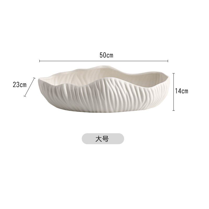 高端创意三文鱼刺身m冰盘酒店陶瓷异形龙虾鱼生海鲜姿造碗摆盘餐