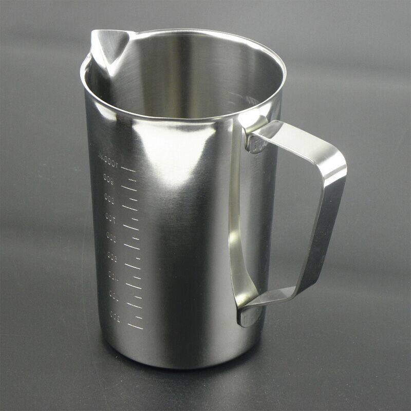 特厚3量4不锈钢量杯带凸刻度3L 耐高温量杯 尖嘴量筒0水杯3000ml