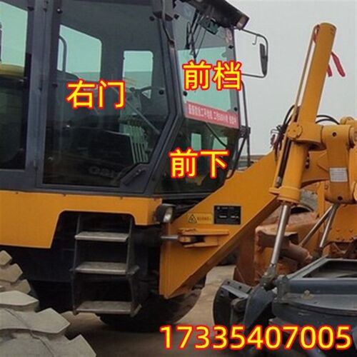 180GR平地机玻璃160D前档风上下左右车门后侧后档钢化玻璃