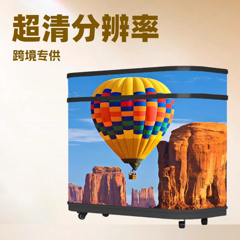 LED前台屏幕创意酒店吧台展会显示屏公司柜台接待led桌子屏电子屏