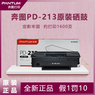 奔图原装硒鼓粉D-213碳P墨粉盒mp202nw62206nwP2210w易加粉硒鼓