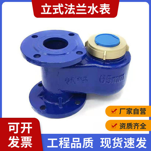 铸铁兰式法立水表 冷热水竖式法兰水表DN50 65  0 100mm82寸 4寸
