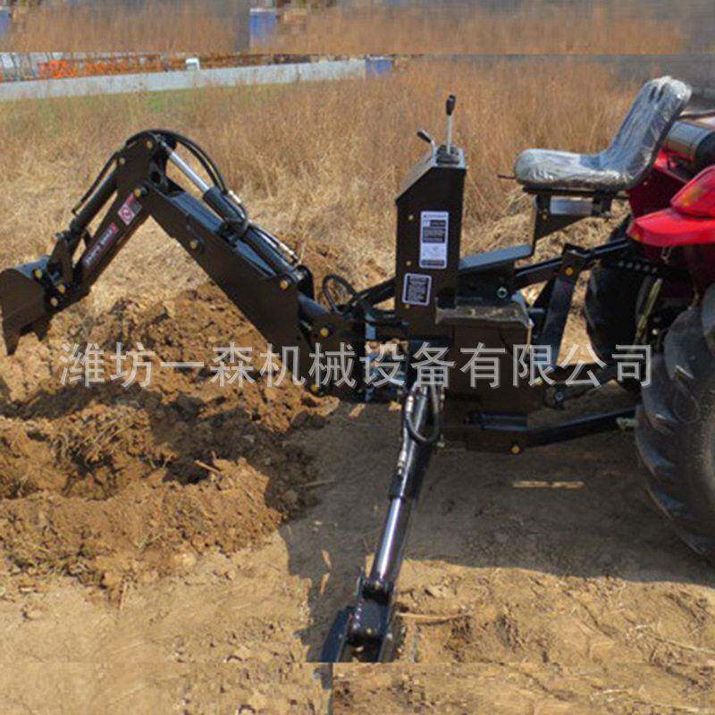 农用小四轮拖拉机后挖掘机带拇指夹各型号齐全LW-10