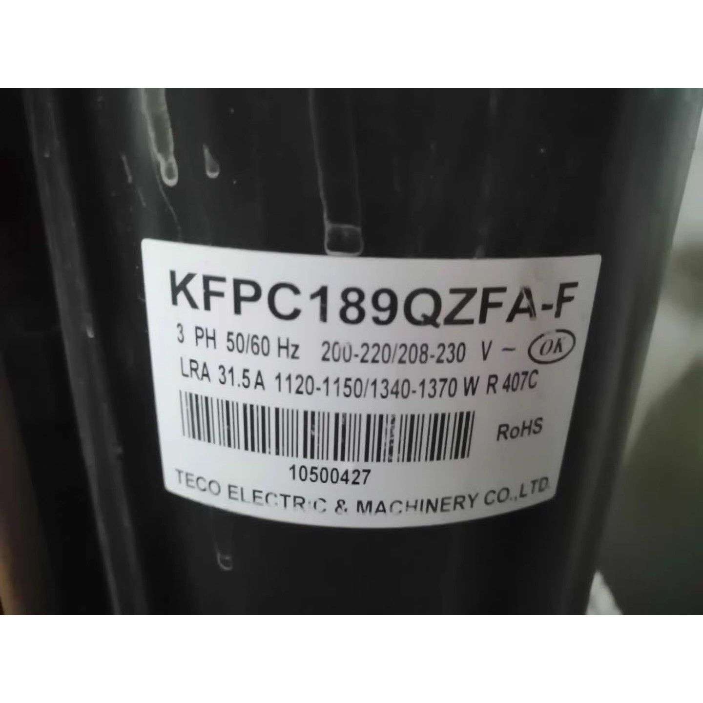 KE-C138QZBC-A KE-C072QZJD-U KFPC189QZFA-F东元油冷机压缩机