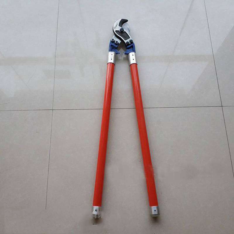 电力施工带电绝缘断线剪多功能高压防护尖嘴钳手握式剪断钳