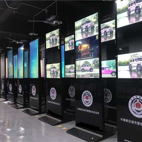 43/55/落地立式广告机显示屏商用红外触摸一体机商场酒店广告机