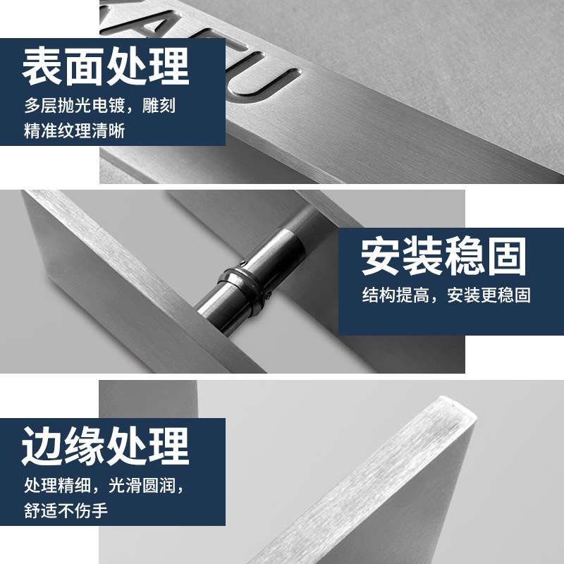 铝合金大门拉手刻字图案雕刻玻璃门拉手门面商铺入户推拉大门拉手