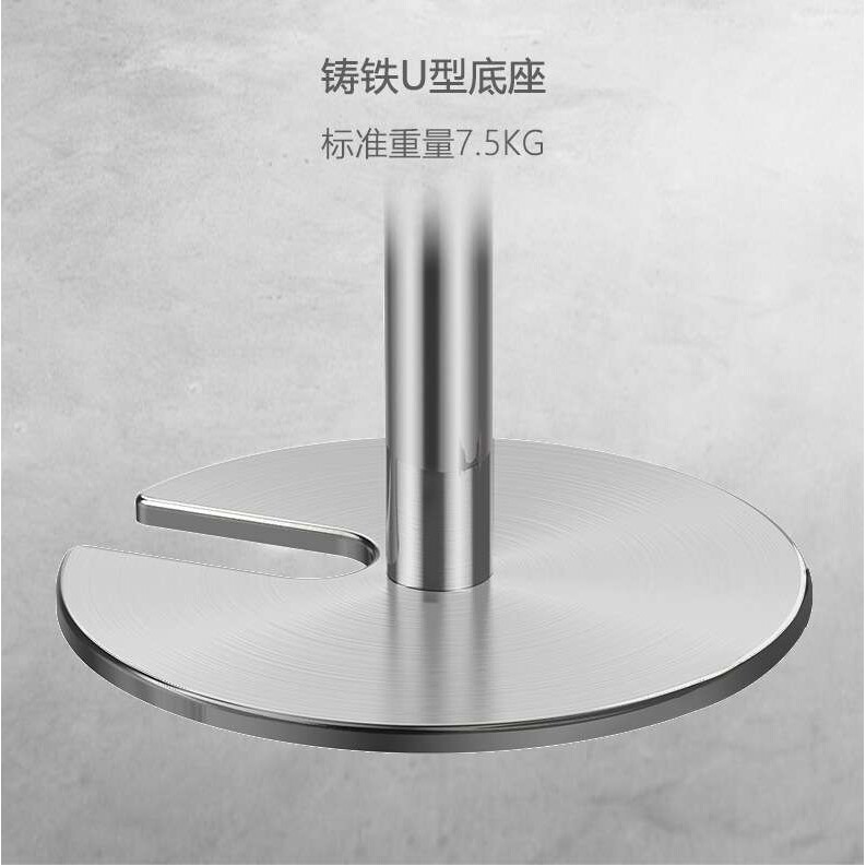 金柯礼宾杆迎宾柱矮款一米线栏杆 酒店商场挂绳排队护栏U型底50cm