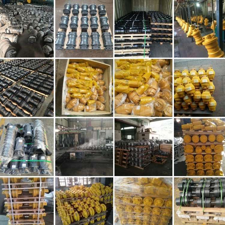 挖掘机底盘配件三一SY210承重轮液压油缸护链千秋架连杆挖斗齿