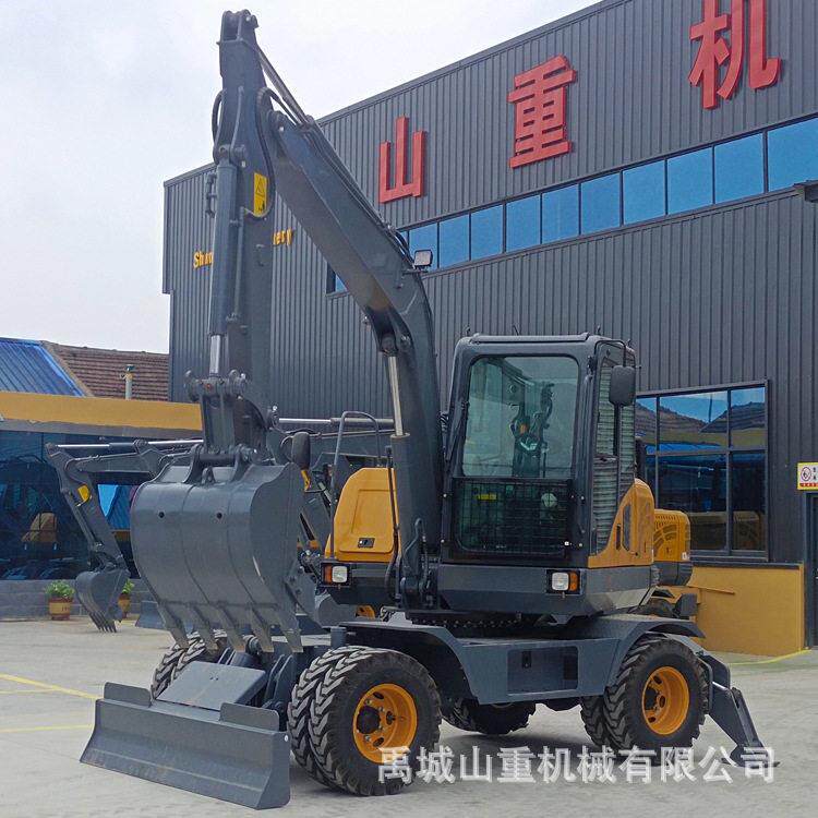 轮式液压挖掘机小型建筑工程设备85型液压钩机源头厂家