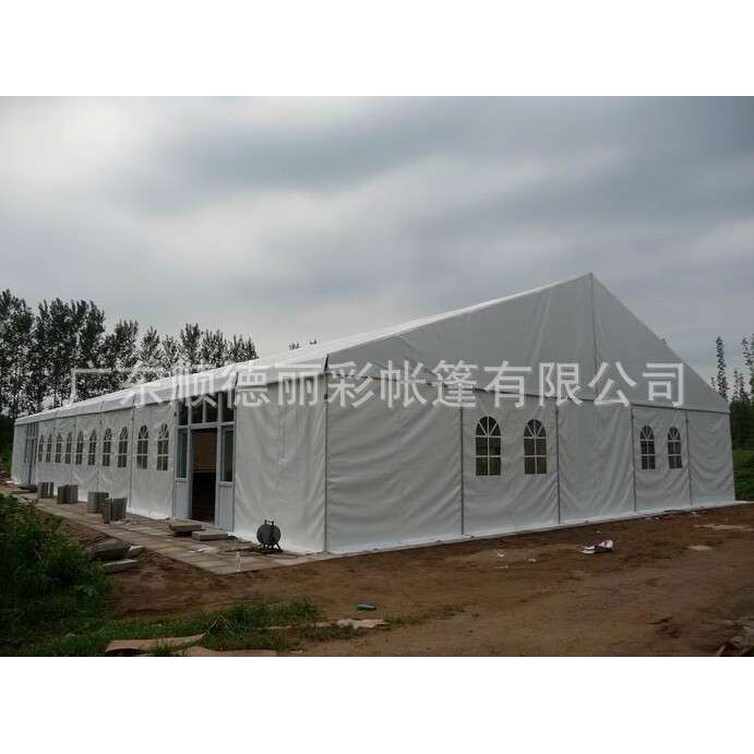 厂家直销大跨度铝合金篷房 展览展会篷房 婚会篷房人字脊移动篷房